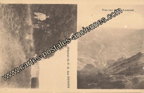 Carte postales anciennes Saint laurent les bains