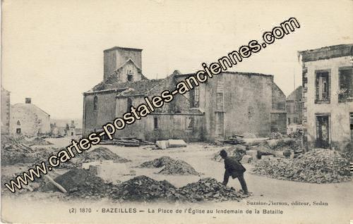 Carte postales anciennes Bazeilles