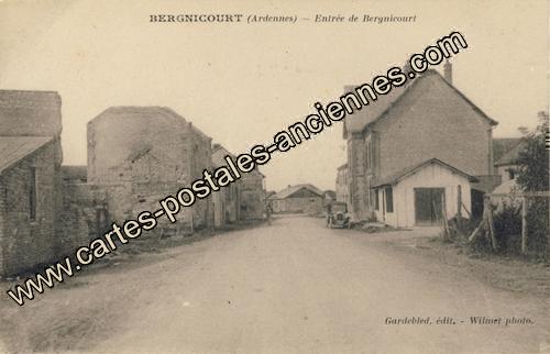 Carte postales anciennes Bergnicourt