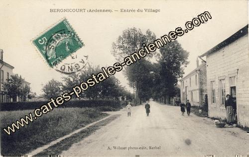 Carte postales anciennes Bergnicourt