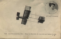 Carte postale Aviateur-La-Baronne- - Aviation