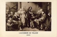 Carte postale l-Accordee-de-Villag - Tableau