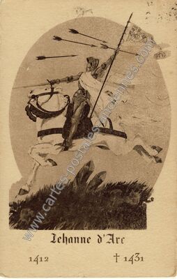 Carte postale ancienne Jehanne d'Arc — Jeanne d'Arc — Personnage